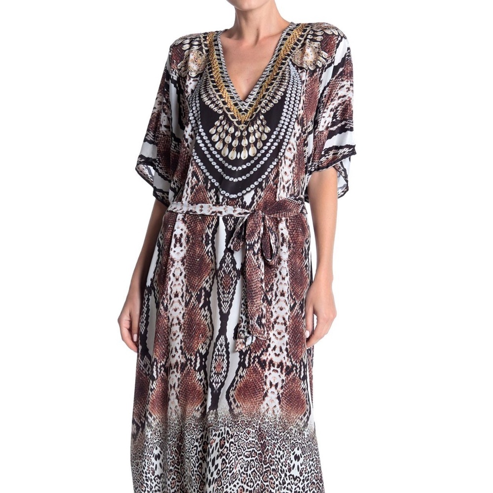 Snake Print Dress Kaftan for sale 70% OFF Designer  Dress sale Kaftan Dress long